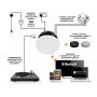 Потолочная акустика Lithe Audio Bluetooth IP44 Wireless Ceiling Speaker